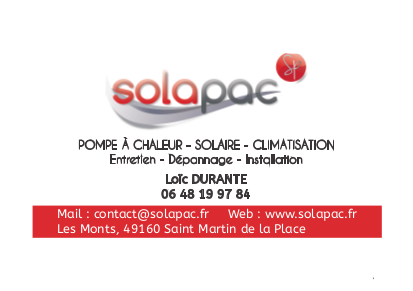 Carte de visite Solapac